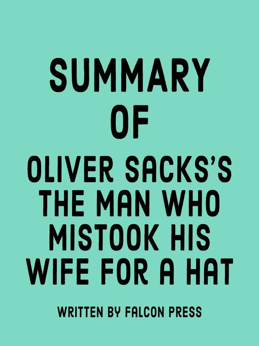 Cover image for Oliver Sacks's the Man Who Mistook His Wife for a Hat
